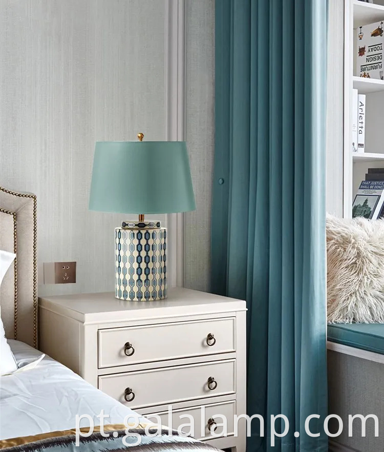 Lvin -lâmpada elegante do E27 LED com design de cerâmica chinês